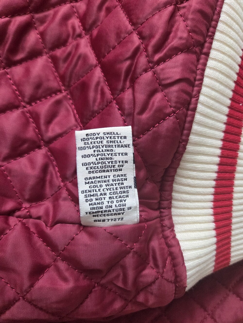 Macy’s Thanksgiving Day Parade 2025 Varsity Jacket NWT Adult L Tibetan Red. - Picture 6 of 9